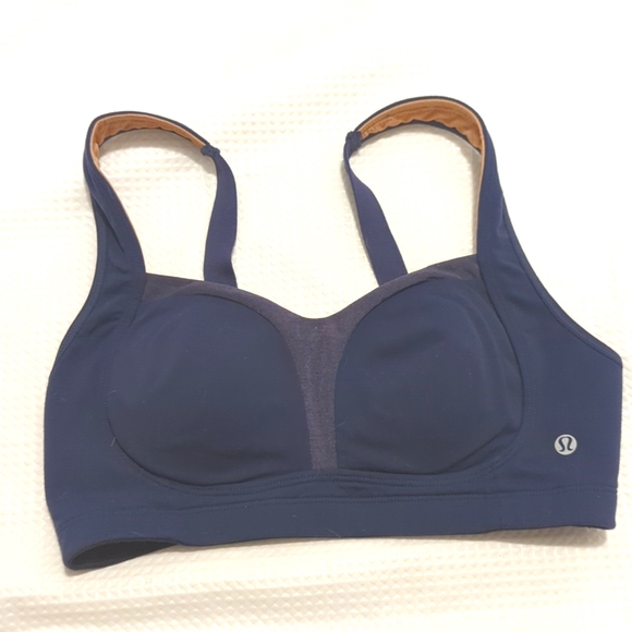 Lululemon Ta Ta Tamer Sports Bra Navy - Picture 3 of 5
